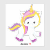 かわいいユニコーン,魔法ユニコーン,かわいいユニコーン シール (シート)