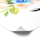 かわいいユニコーン,魔法ユニコーン,女の子子供部屋,ピンク フォトプリント (角)