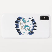 かわいいユニコーン Case-Mate iPhoneケース (裏面(横))