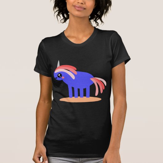 かわいいユニコーン Tシャツ (正面)
