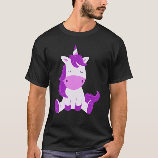 かわいいユニコーン Tシャツ (正面)