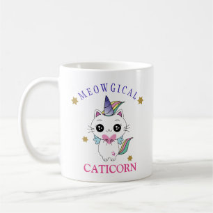 かわいいユニコーンCaticorn コーヒーマグカップ