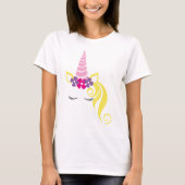 かわいいユニコーンTシャツ Tシャツ (正面)