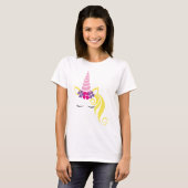 かわいいユニコーンTシャツ Tシャツ (正面フル)