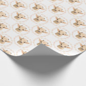 かわいいユニセックスベビーのタイルパーティー ラッピングペーパー (角)