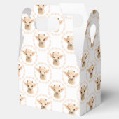かわいいユニセックスベビーヤギのタイルパーティー フェイバーボックス (オープン)