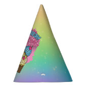 かわいいユニセックス誕生日格言 パーティーハット (右)