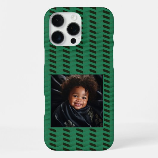 かわいいユニークなギフトヘリンボーン iPhoneケース (裏面)
