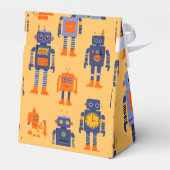 かわいいユニークロボット愛用ボックス フェイバーボックス (裏面サイド)