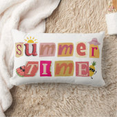 かわいいユニーク夏休み ランバークッション (ブランケット)