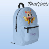 かわいいユニーク自信のある女の子バタフライグラフィック プリントバックパック