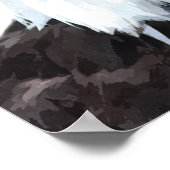 かわいいユーモアのあるイーグル動物の幼児用ベビー子供部屋 ポスター (角)