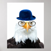 かわいいユーモアのあるイーグル動物の幼稚園赤ちゃん子供部屋