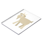 かわいいユーモアのある子羊 ノートブック (左側)