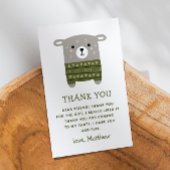 かわいいユーモアのある羊の動物。子供の誕生日動物園農場 サンキューカード