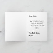 かわいいユーモアのきいた応援チリ カード (内部)