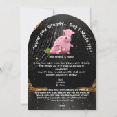 かわいいユーモアのカタツムリ写真 卒業パーティー 招待状 (正面)