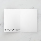 かわいいユーモアのパンダ 招待状 (内部)