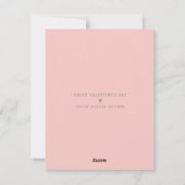 かわいいユーモアロマンチックな羊毛で私のバレンタインになってくれますか シーズンカード (裏面)