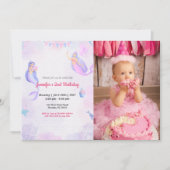 かわいいユーモア | 子供の写真 誕生日 招待状 (正面)