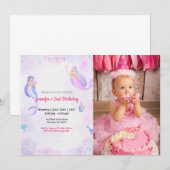 かわいいユーモア | 子供の写真 誕生日 招待状 (正面/裏面)