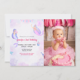 かわいいユーモア | 子供の写真 誕生日 招待状