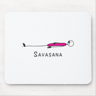 かわいいヨガの棒の姿 マウスパッド