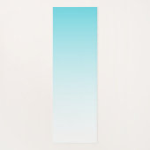 かわいいヨガガガールインロータスポーズ&名前をカスタムする ヨガマット (裏面)