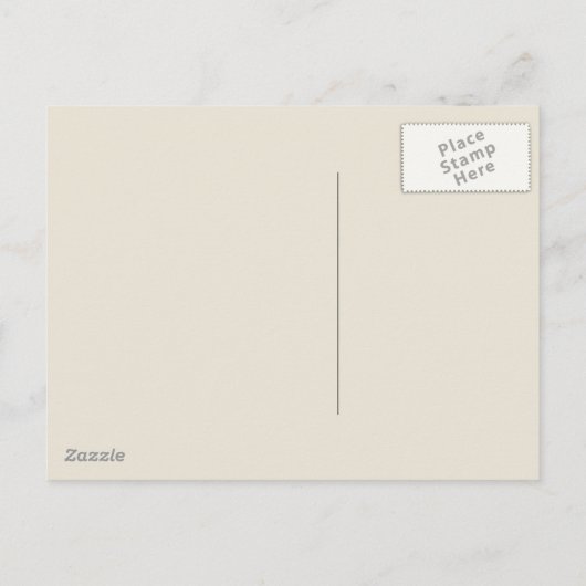 かわいいヨガガガール |ブロンド髪 ポストカード (裏面)