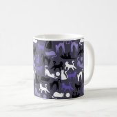 かわいいヨガ かわいい猫のポーズ コーヒーマグカップ (正面右)