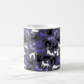 かわいいヨガ かわいい猫のポーズ コーヒーマグカップ (中央)