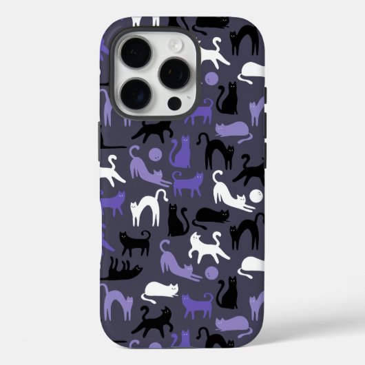 かわいいヨガ 愛らしい猫のポーズ Case-Mate iPhoneケース (裏面)