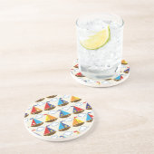 かわいいヨットパターン2 コースター (側面)