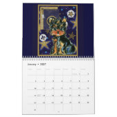 かわいいヨーキープー カレンダー (1月 2027)