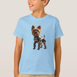 かわいいヨーキーロボット キッズTシャツ Tシャツ