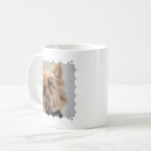 かわいいヨークシャテリア コーヒーマグカップ (正面左)