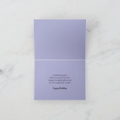 かわいいヨークシャーテリアのバースデー・カード カード (内部)