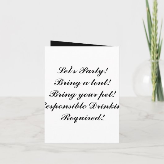 かわいいヨークシャーテリアハロウィーンバッシュ招待状 招待状 (裏面)