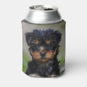かわいいヨークシャーテリアパピー 缶クーラー (缶裏面)