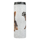 かわいいヨークシャーテリアママ タンブラー (裏面)