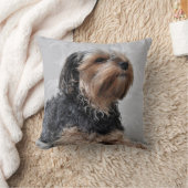 かわいいヨークシャーテリアヨークシャーテリアパピードッグ クッション (ブランケット)