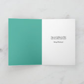 かわいいヨークシャーテリア犬 シーズンカード (内部)