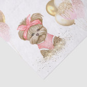 かわいいヨークシャーテリア2かわいいバルーン誕生日パーティー 薄葉紙 (詳細)