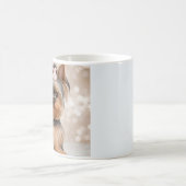 かわいいヨークシャードッグマグ コーヒーマグカップ (中央)