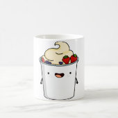 かわいいヨーグルトカップ コーヒーマグカップ (中央)