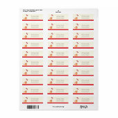 かわいいライオンとバルーンハートバレンタイン ラベル (フルシート)