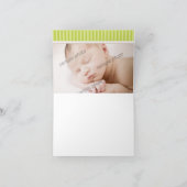 かわいいライオンの写真(内側)感謝カード:ライム サンキューカード (内部)