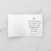 かわいいライオンの子 カード (内部)