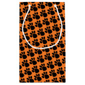 かわいいライオンの子、赤ちゃんシャワー スモールペーパーバッグ (裏面)