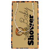 かわいいライオンの子、赤ちゃんシャワー スモールペーパーバッグ (正面)